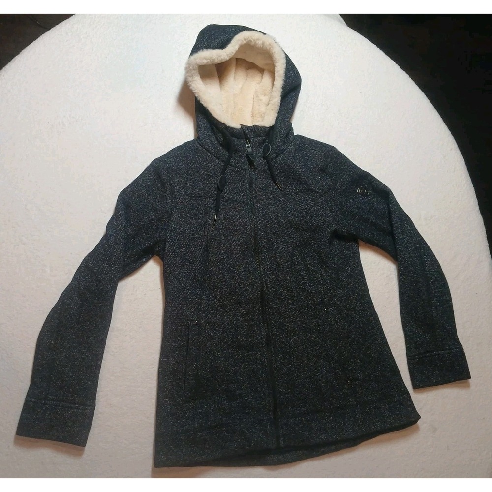 1 Madison Expedition Women's‎ Knit Coat Jacket, Black Tweed Size Small